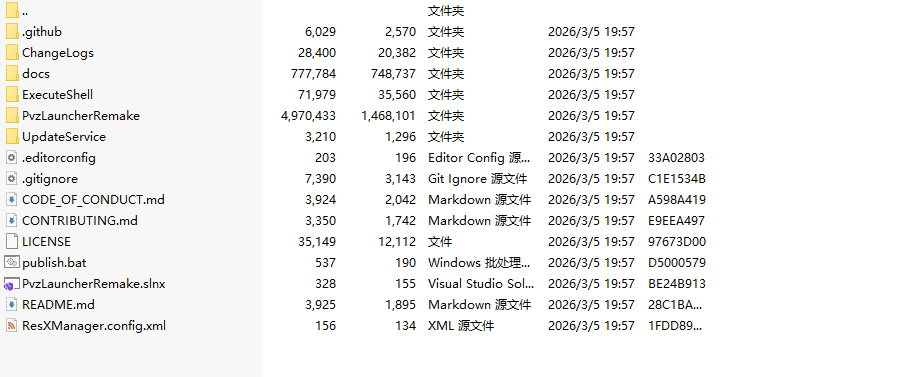 源代码目录结构示意图